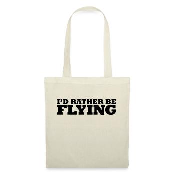I'd rather be flying - Tote Bag - nature - Front