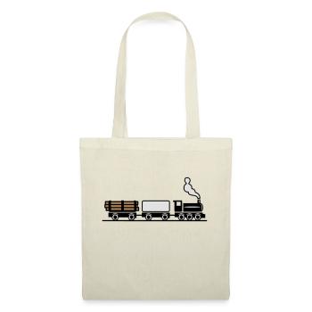 dampflok railroad toy freight train - Tote Bag - nature - Front