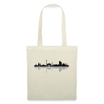 Skyline Berlin - Stoffbeutel - Natur - Vorne