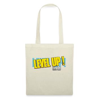Passez au niveau supérieur! - Sac en tissu - nature - Devant