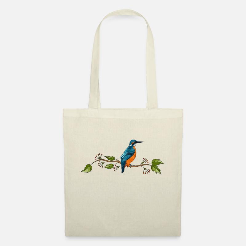 Oiseau - Sac en tissu - nature