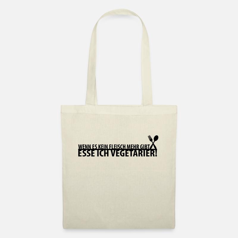 vegetarier - Stoffbeutel - Natur
