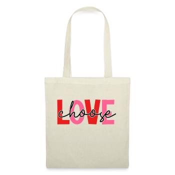 Love choose - Stoffbeutel - Natur - Vorne