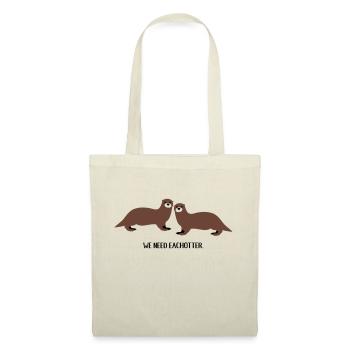 We need eachotter - Tote Bag - nature - Front