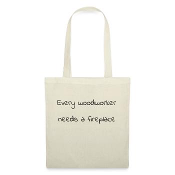 Menuisier Citation Logging Funny Craftsmen Design - Sac en tissu - nature - Devant
