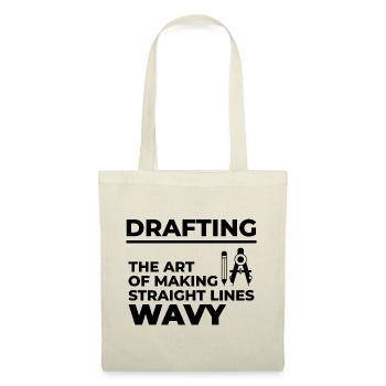 Architect Drafting Wavy Lines Construction Funny - Tote Bag - nature - Front