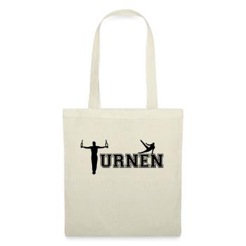 Männer und Jungs Turnen, Turner - Stoffbeutel - Natur - Vorne