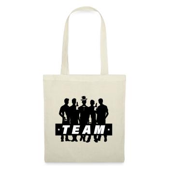 Équipe de palefrenier Bachelor Bachelor - Sac en tissu - nature - Devant