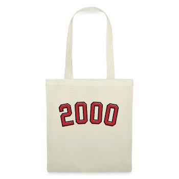 Année de naissance sport 2000 - Sac en tissu - nature - Devant