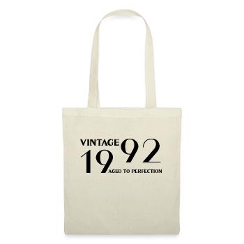 Vintage 1992 aged to perfection - Tote Bag - nature - Front