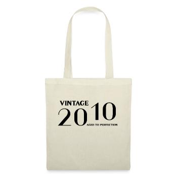 Vintage 2010 aged to perfection - Sac en tissu - nature - Devant