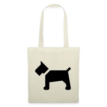 Chien - Sac en tissu - nature - Devant