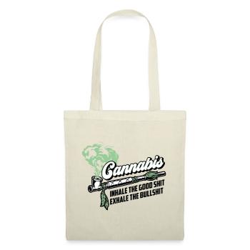 Colors can be changed | Cannanis Inhale Exhale - Tote Bag - nature - Front