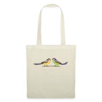 Oiseaux - Sac en tissu - nature - Devant