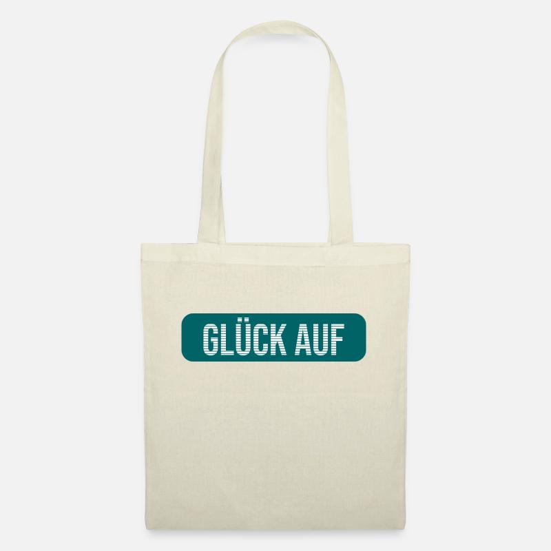Glück auf Bergbau Erz - Stoffbeutel - Natur