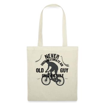 Never Underestimate An Old Guy On A Bike! - Tote Bag - nature - Front