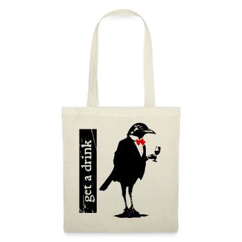 get a drink bird - Stoffbeutel - Natur - Vorne