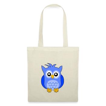 Hibou bleu - Tote Bag - nature - Front