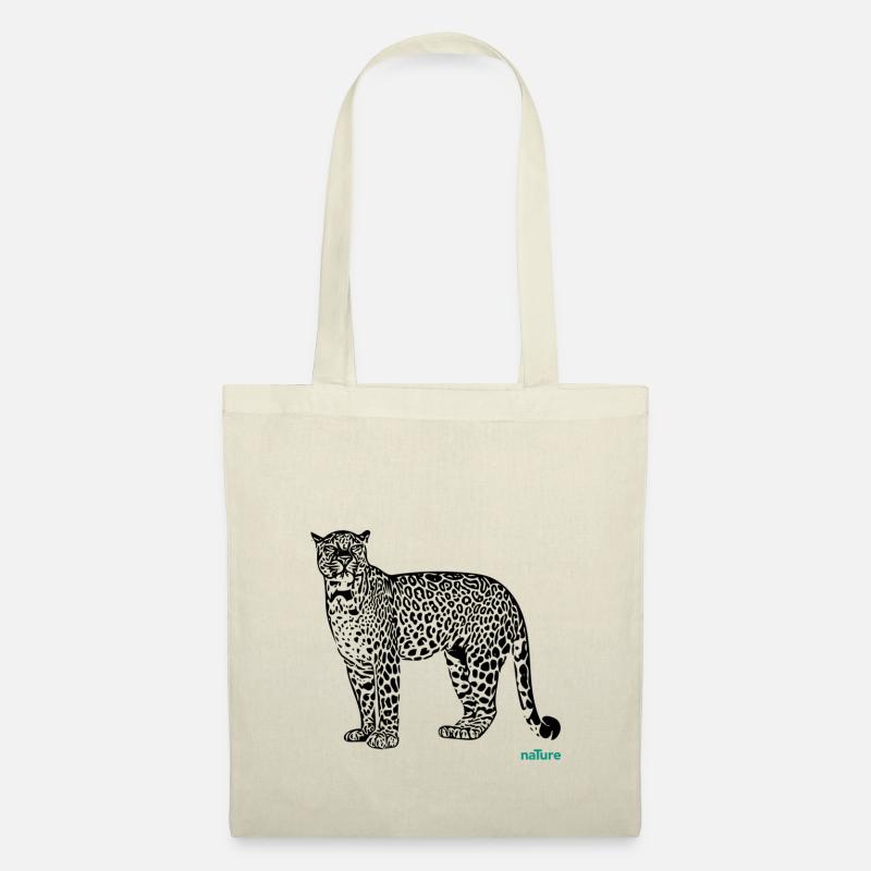Leopard - Stoffbeutel - Natur