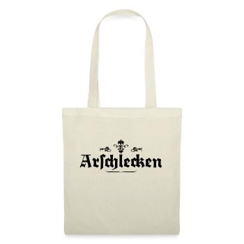 Arschlecken - Stoffbeutel - Natur - Vorne