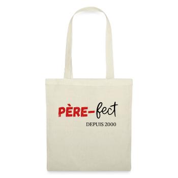 Père fect Depuis 2000 - Sac en tissu - nature - Devant