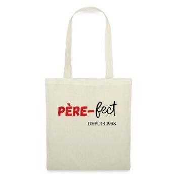 Père fect Depuis 1998 - Sac en tissu - nature - Devant