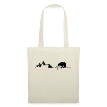 Heartbeat - Bear - Mountain - (4) - Tote Bag - nature - Front