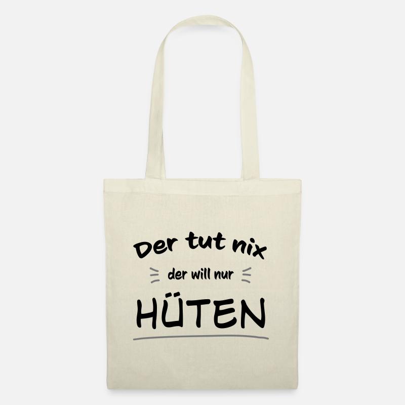 Der will nur hüten - Stoffbeutel - Natur
