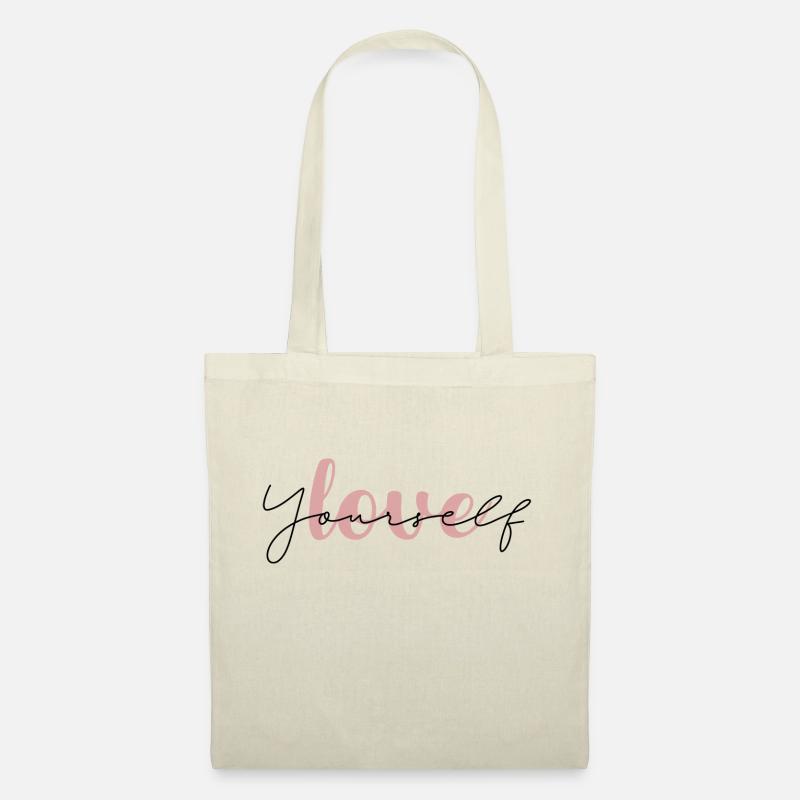 Love yourself - Stoffbeutel - Natur