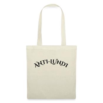 anti lundi - Sac en tissu - nature - Devant