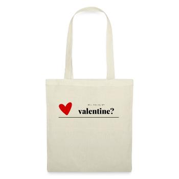 Love valentines - Stoffbeutel - Natur - Vorne