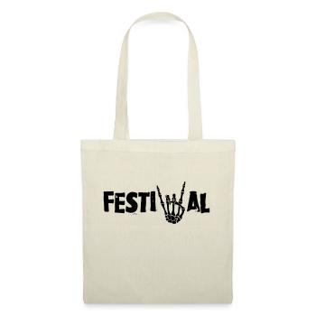 festival - Stoffbeutel - Natur - Vorne