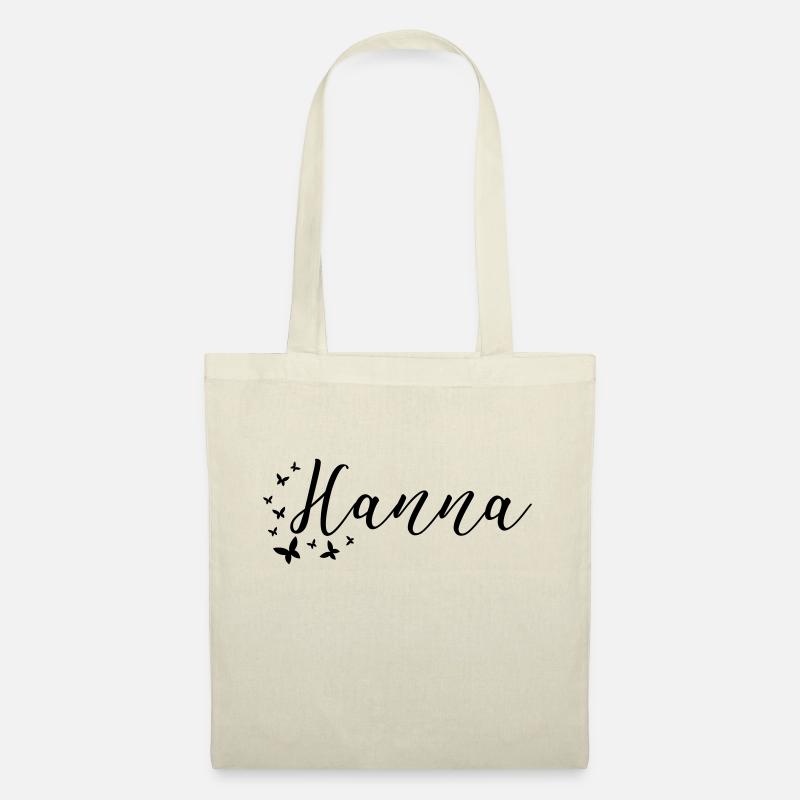 Hanna Name Vorname Mädchenname - Stoffbeutel - Natur