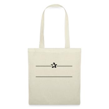 Text frame décor element for free text (1c) - Tote Bag - nature - Front