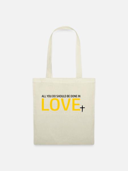LOVE gold by csDesign - Tote Bag - nature