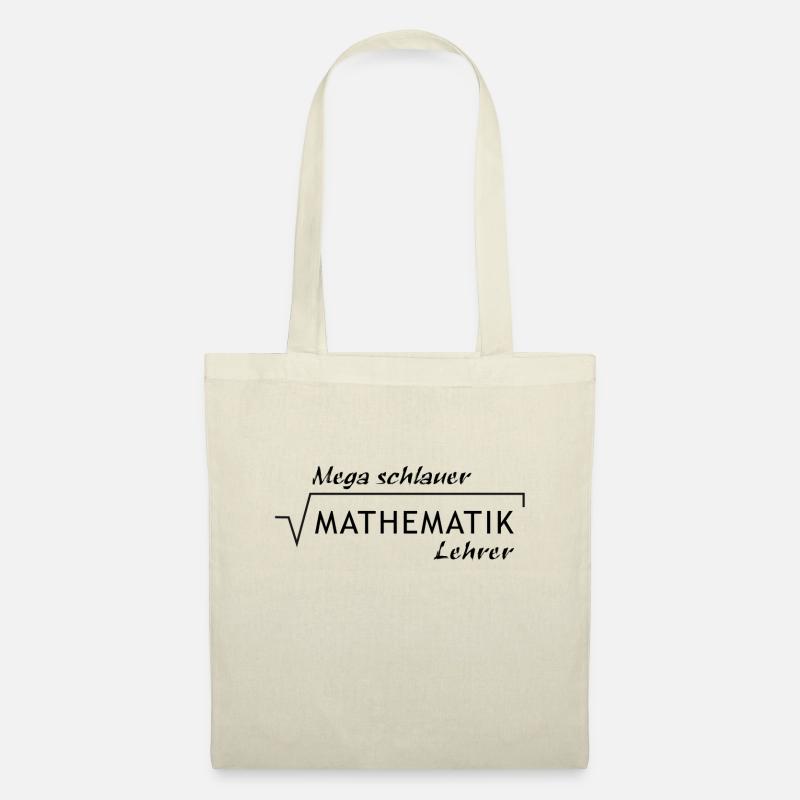 Mathe Lehrer - Stoffbeutel - Natur