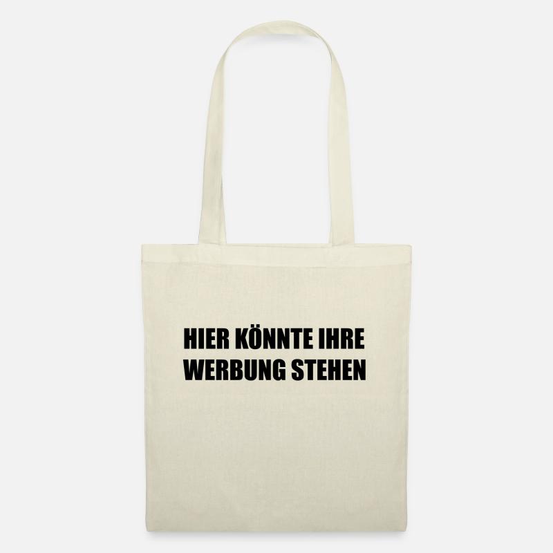 Hier könnte Ihre Werbung stehen - Stoffbeutel - Natur