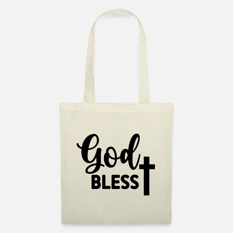God Bless - Stoffbeutel - Natur
