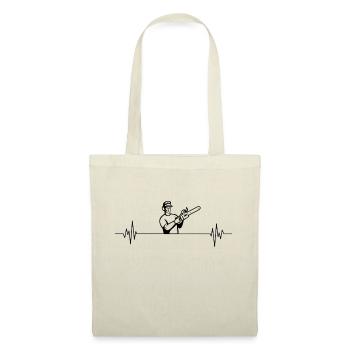 Heartbeat Chainsaw - Tote Bag - nature - Front