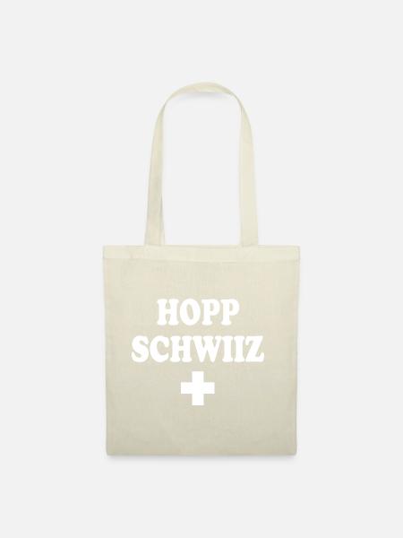 Hopp schwiiz - Stoffbeutel - Natur