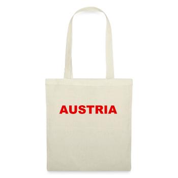 Austria - Österreich - Stoffbeutel - Natur - Vorne