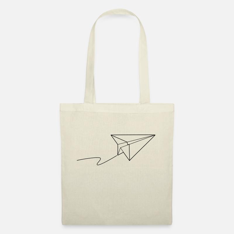 Papierflieger - Fly away - Stoffbeutel - Natur