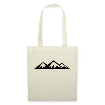 Montagnes Montagne Montagne Montagne 06 Aire de dessin 7 - Sac en tissu - nature - Devant