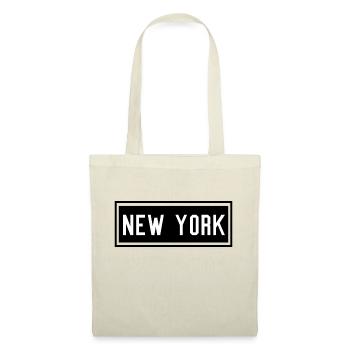 New York - Sac en tissu - nature - Devant