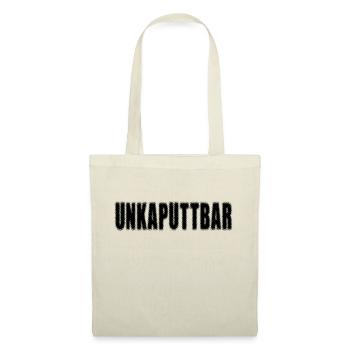 UNKAPUTTBAR - Stoffbeutel - Natur - Vorne