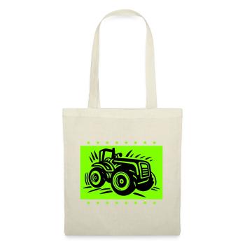 Tracteur Agriculteur Agriculteur Icône - Sac en tissu - nature - Devant