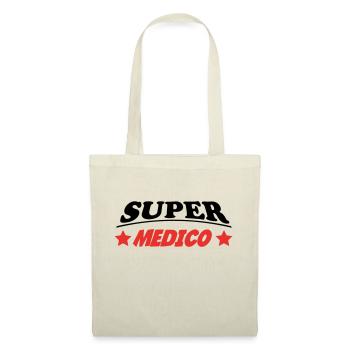 SUPER MEDICO - Sac en tissu - nature - Devant