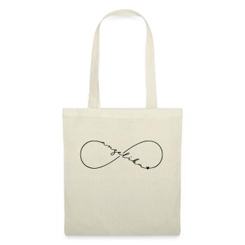 Angelika Name Infinitysymbol - Stoffbeutel - Natur - Vorne