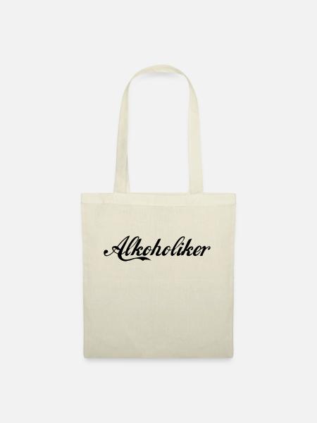 alkoholiker - Stoffbeutel - Natur