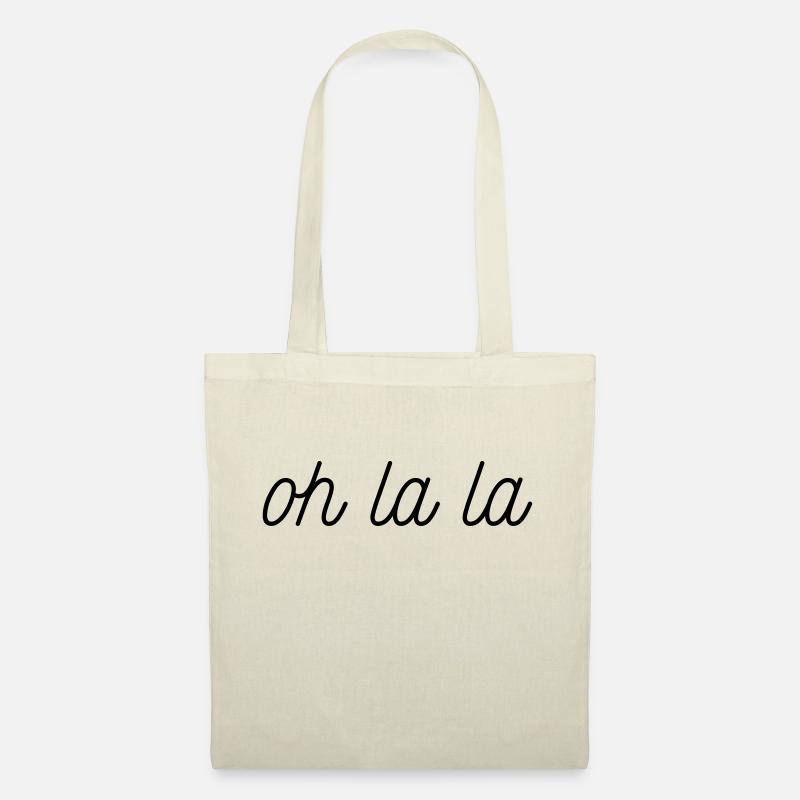 OH LA LA - Stoffbeutel - Natur